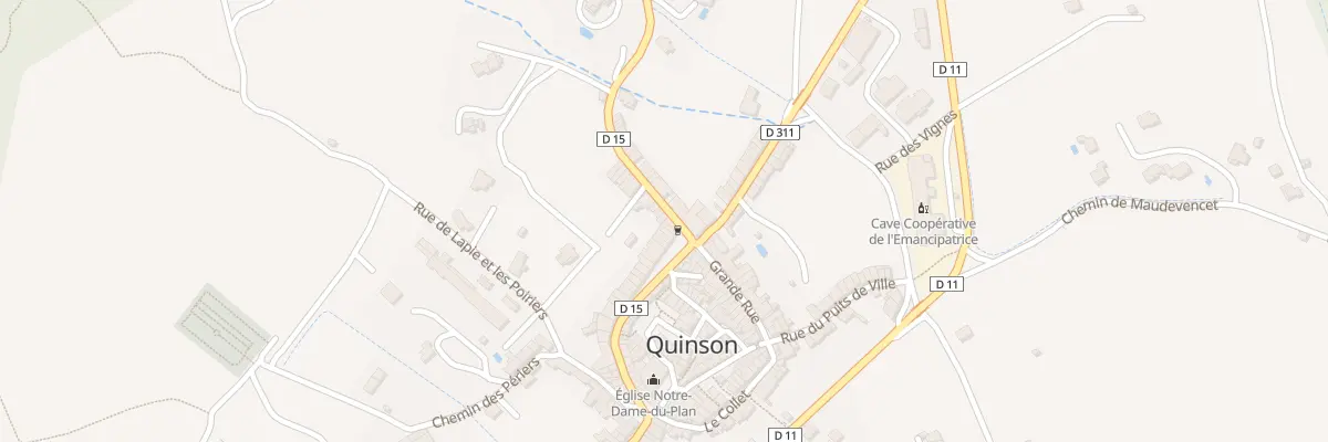 Plan du 5076 Le Village à Quinson