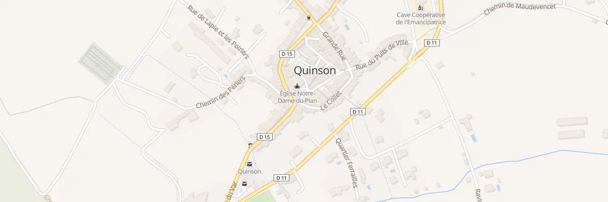 Plan du 5179 Le Village à Quinson