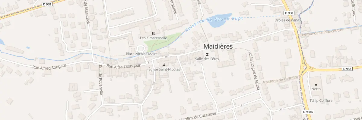 Plan du 27 Rue du Bois le Prêtre à Maidières