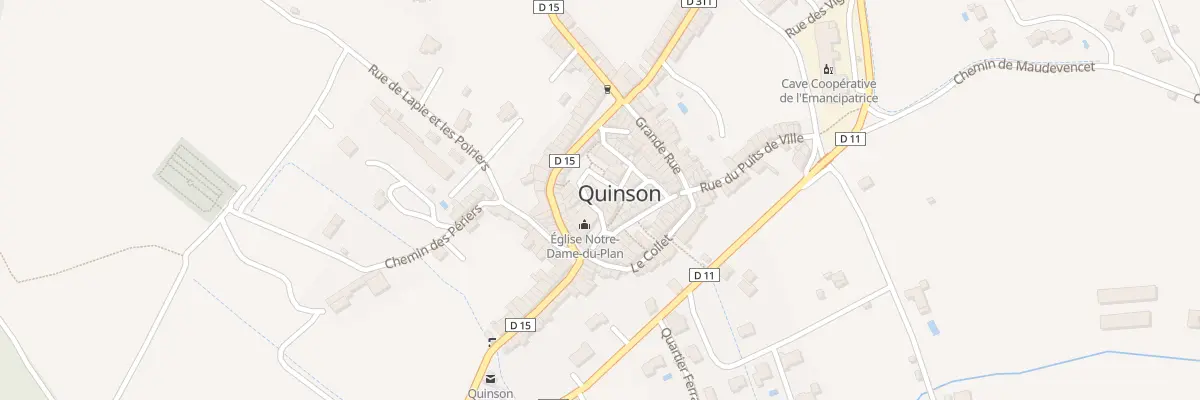 Plan du 5153 Le Village à Quinson