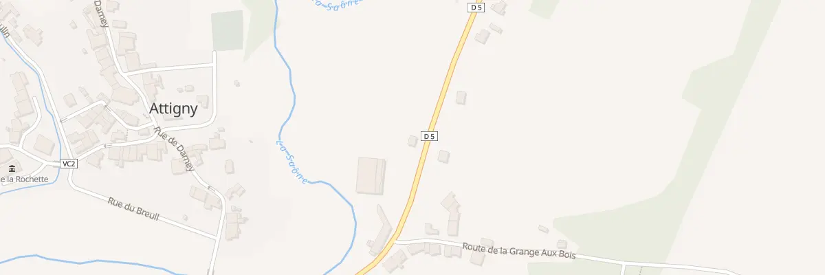 Plan du 3 Rue de la Gare à Attigny