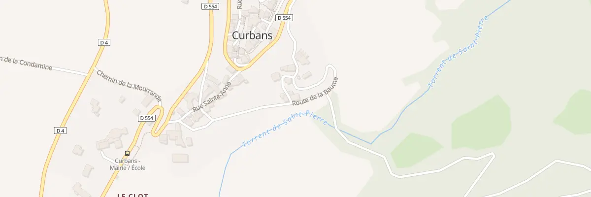 Plan du 5017 Le Village à Curbans