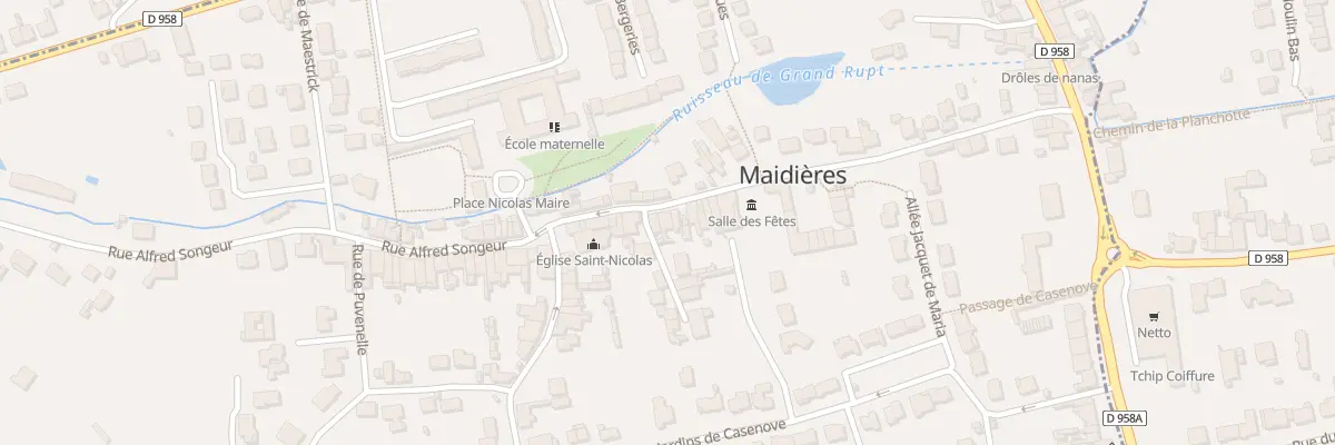 Plan du 25 Rue du Bois le Prêtre à Maidières