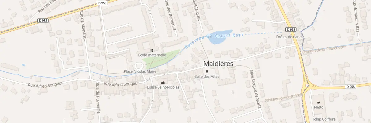 Plan du 28 Rue du Bois le Prêtre à Maidières