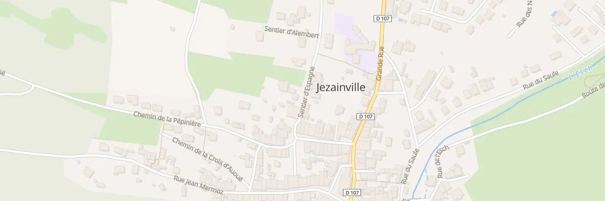 Plan du 7 Sen d’Espagne à Jezainville