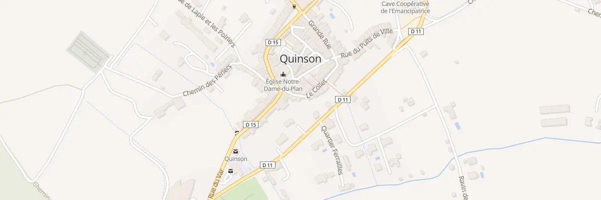 Plan du 5186 Le Village à Quinson