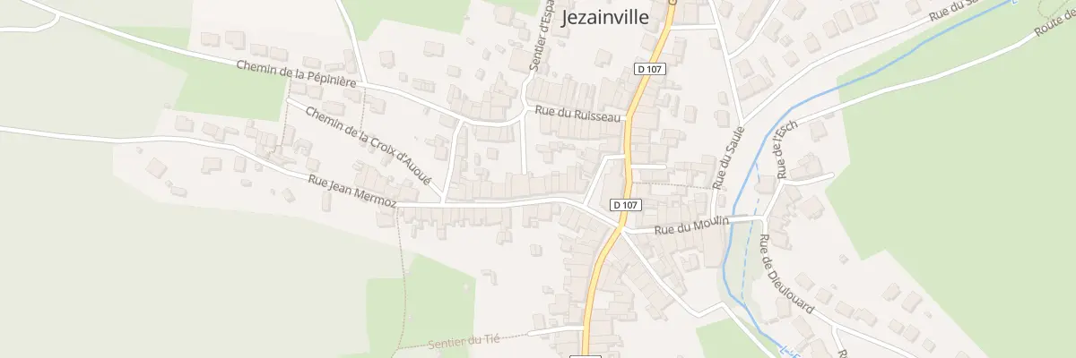 Plan du 10 Rue Jean Mermoz à Jezainville