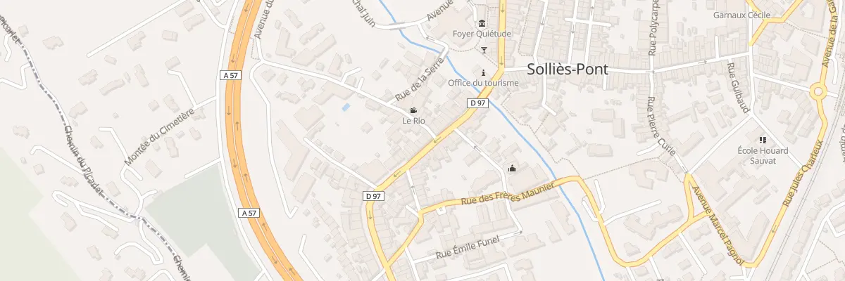 Plan du 64 Rue de la République à Solliès-Pont