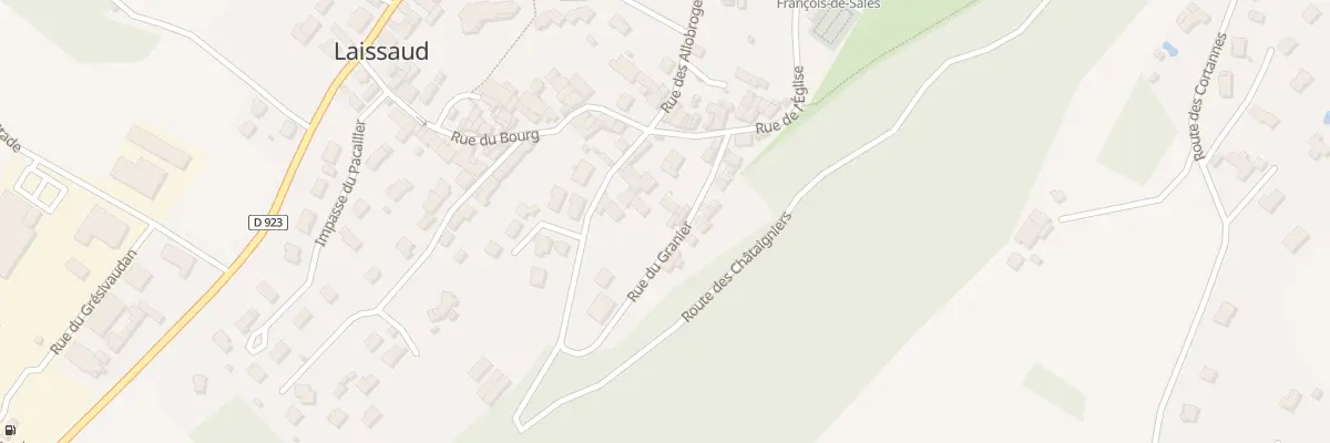 Plan du 84 Rue du granier à Laissaud