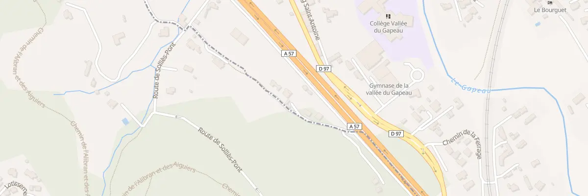 Plan du 110 Che de Saint Antoine à Solliès-Pont