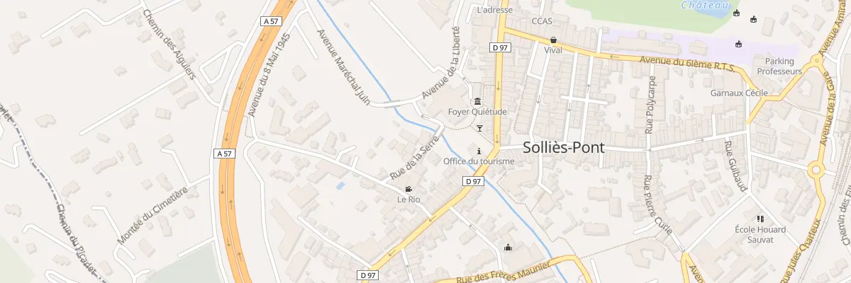 Plan du 2 Rue de la Serre à Solliès-Pont