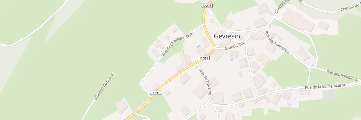 Plan du 7 Gr Grande Rue à Gevresin