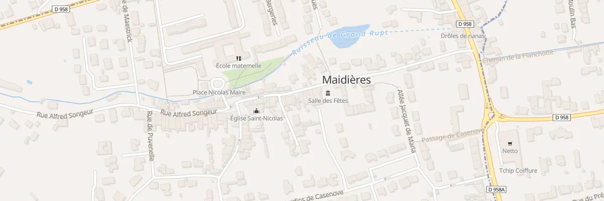Plan du 19 Rue du Bois le Prêtre à Maidières