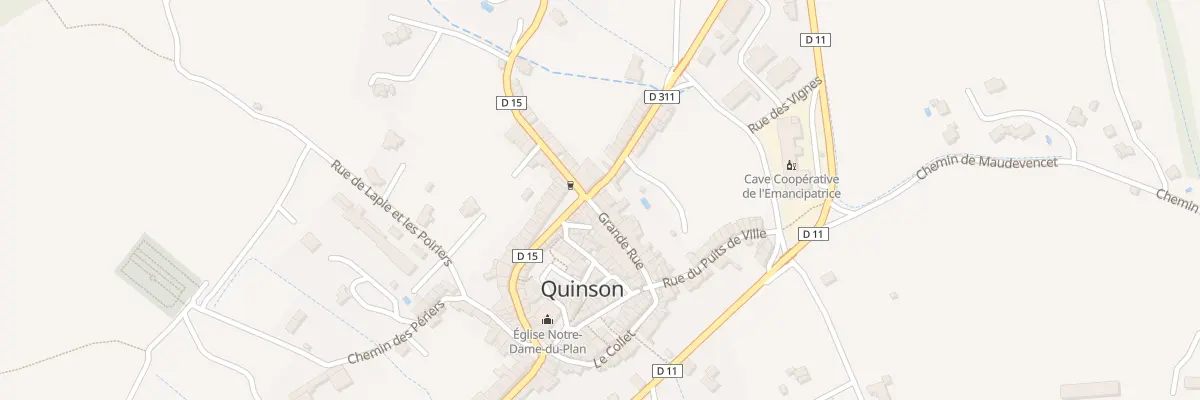 Plan du 5108 Le Village à Quinson