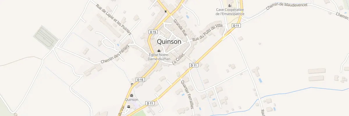 Plan du 5184B Le Village à Quinson
