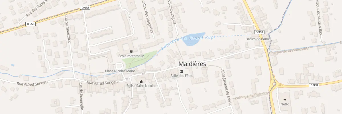 Plan du 22 Rue du Bois le Prêtre à Maidières