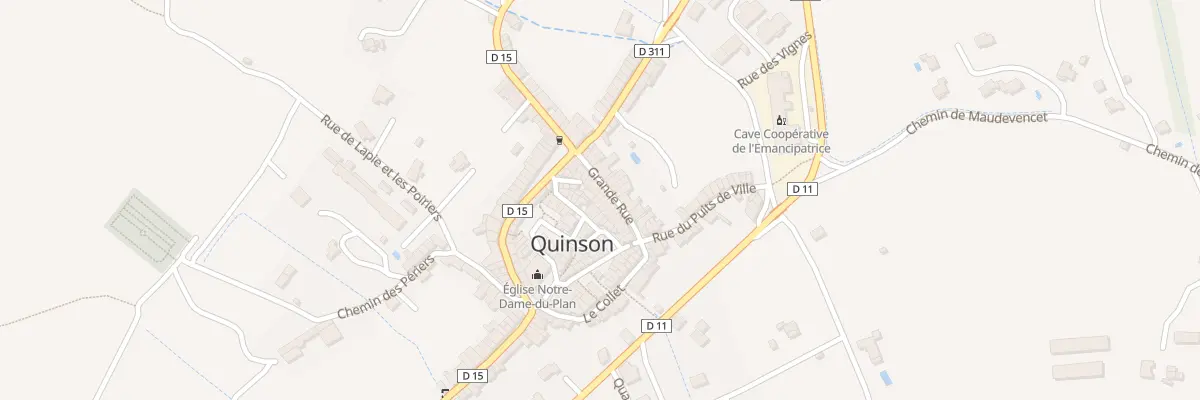Plan du 5120 Grande Rue à Quinson