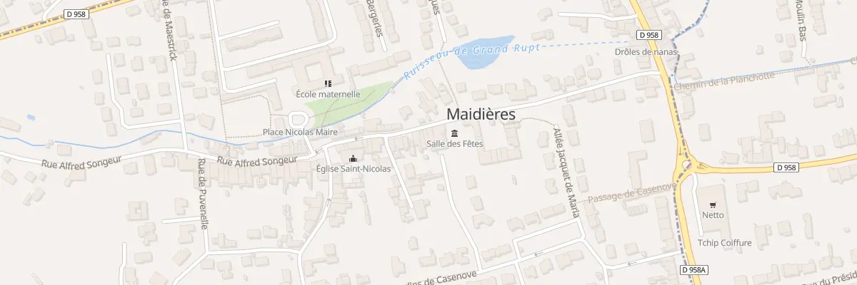 Plan du 15 Rue du Bois le Prêtre à Maidières