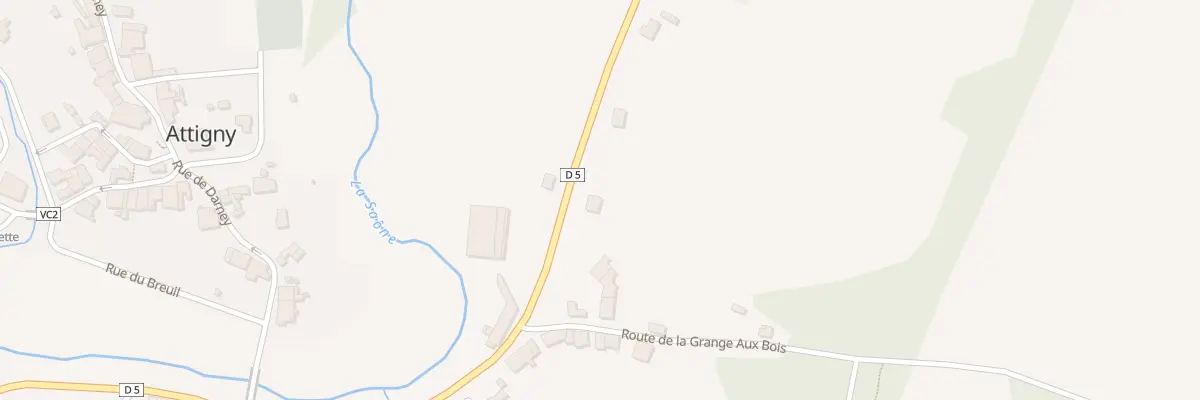 Plan du 20 Rue de la Gare à Attigny