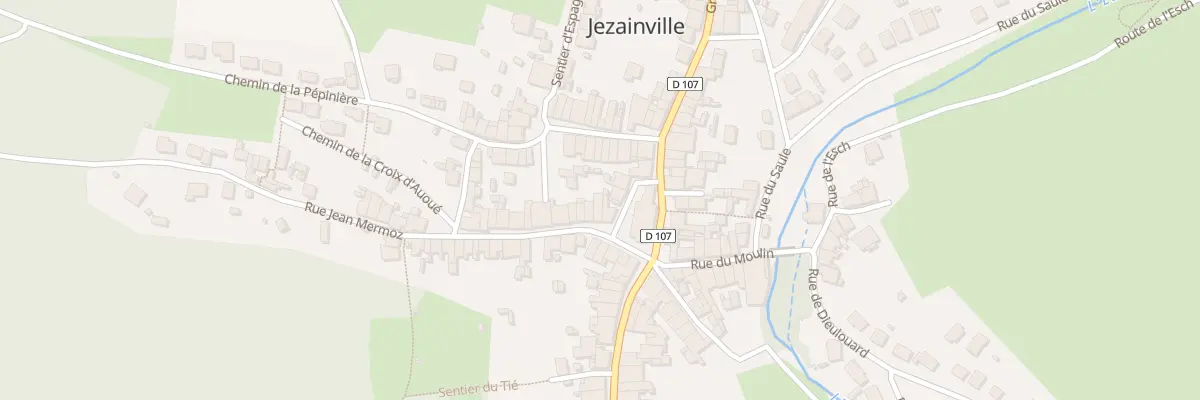 Plan du 2 Rue Jean Mermoz à Jezainville