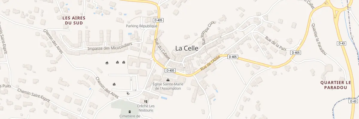 Plan du 5161 Le Village à La Celle