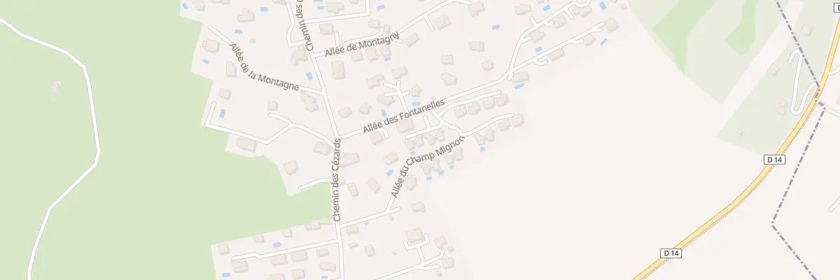 Plan du 227 Le Champ Mignon à Lovagny