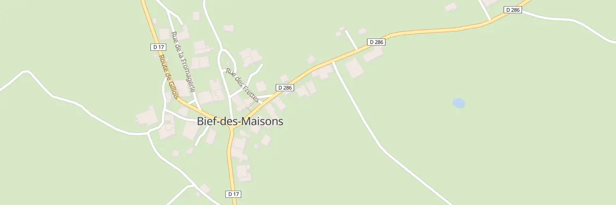 Plan du 10 Rte d’Arsure à Bief-des-Maisons