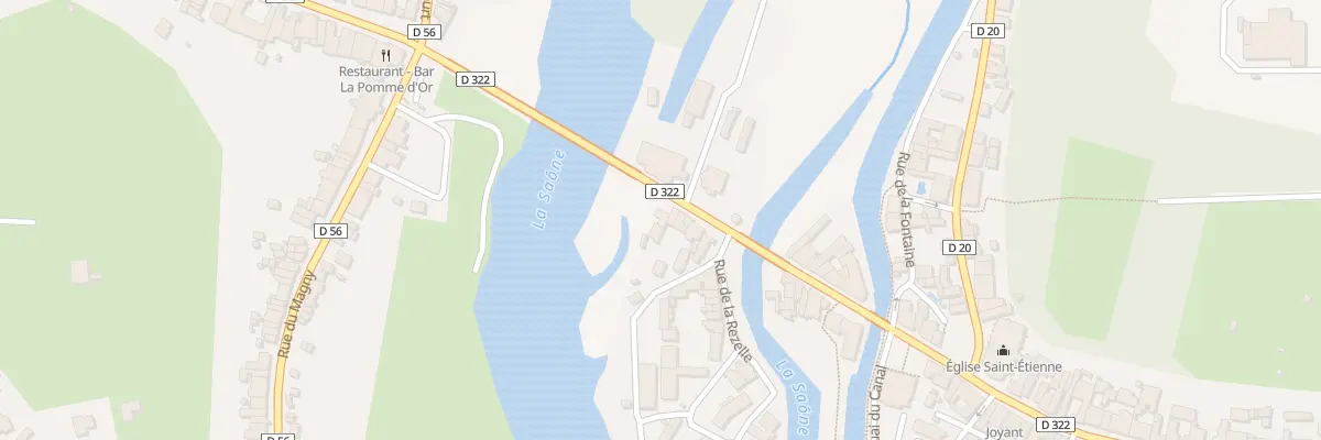 Plan du 1 Rue de la Rezelle à Port-sur-Saône