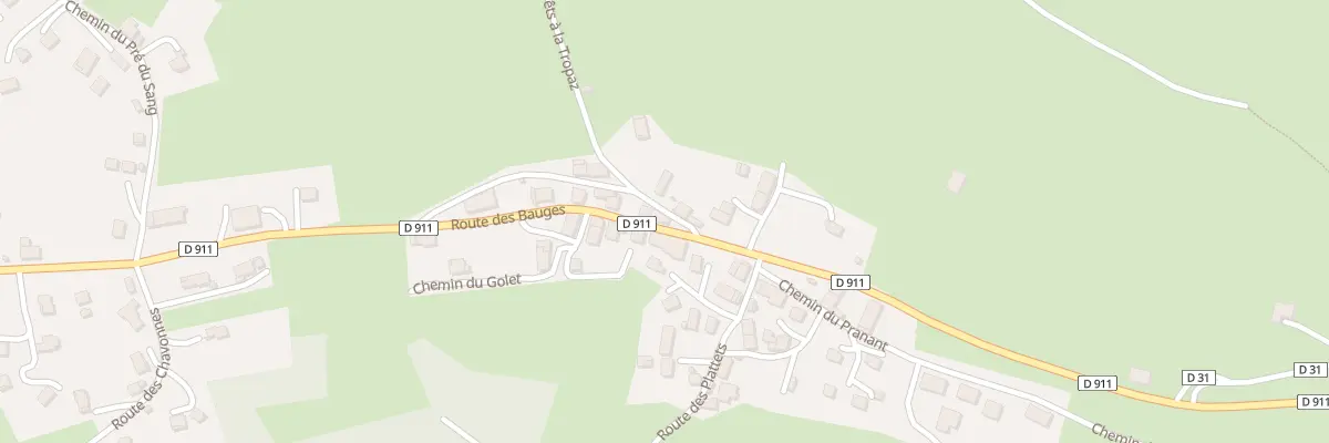 Plan du 790 Rte des Bauges à Cusy
