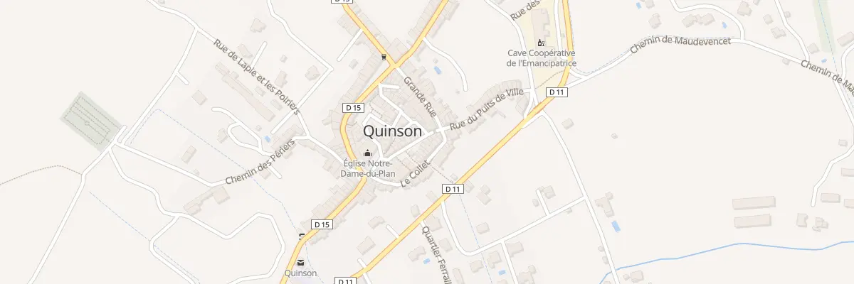 Plan du 5136 Le Village à Quinson