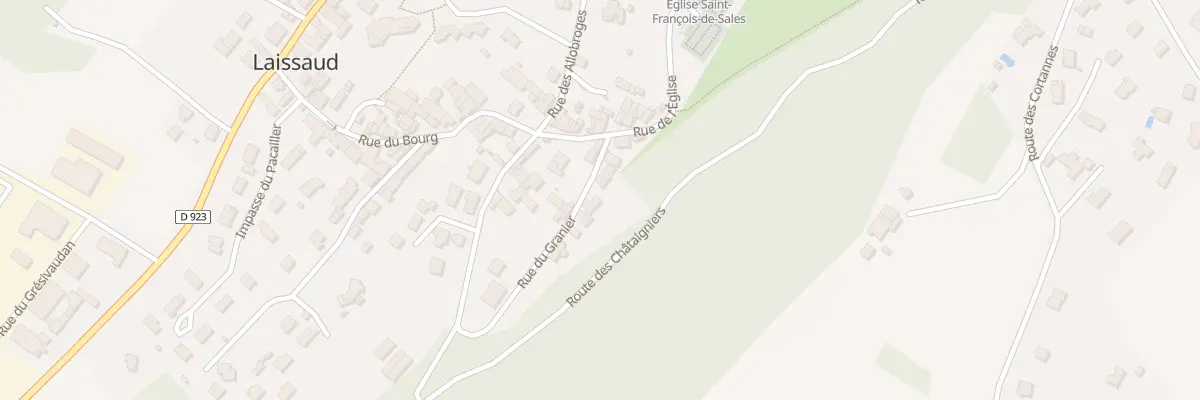 Plan du 49 Rue du granier à Laissaud