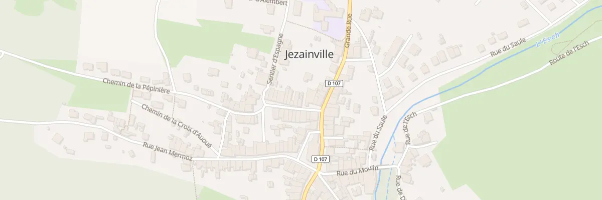 Plan du 10 Rue du Ruisseau à Jezainville