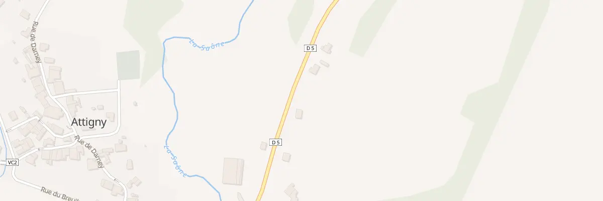 Plan du 22 Rue de la Gare à Attigny