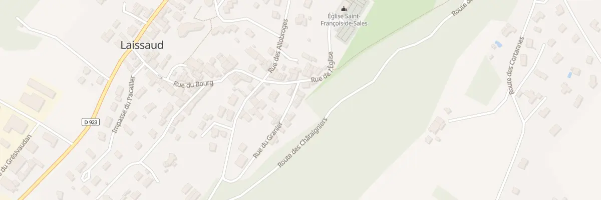 Plan du 27 Rue du granier à Laissaud