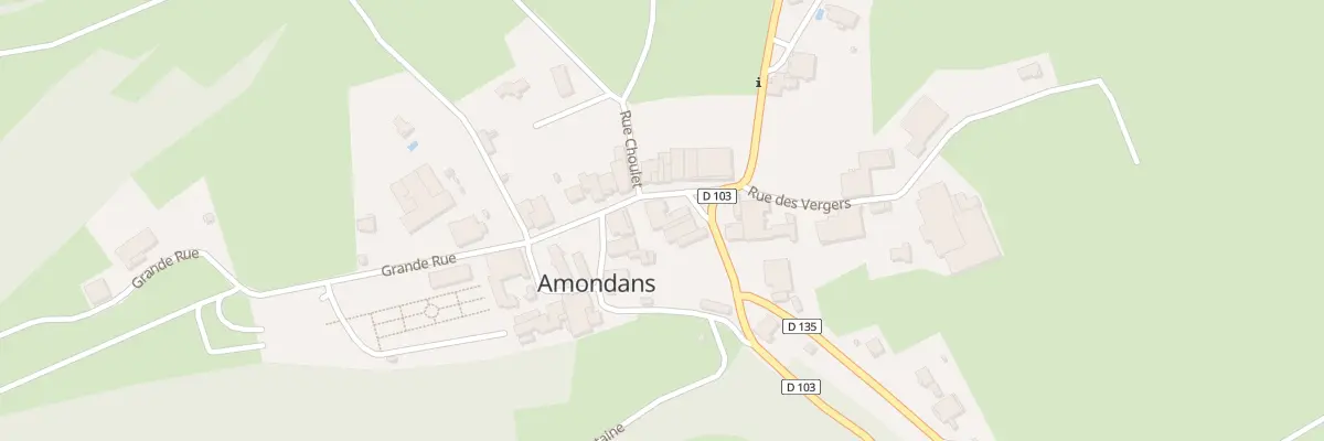 Plan du 8 Pl du Village à Amondans
