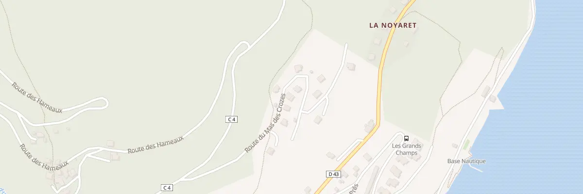 Plan du 280 Rte du Mas des Crozes à Allemond
