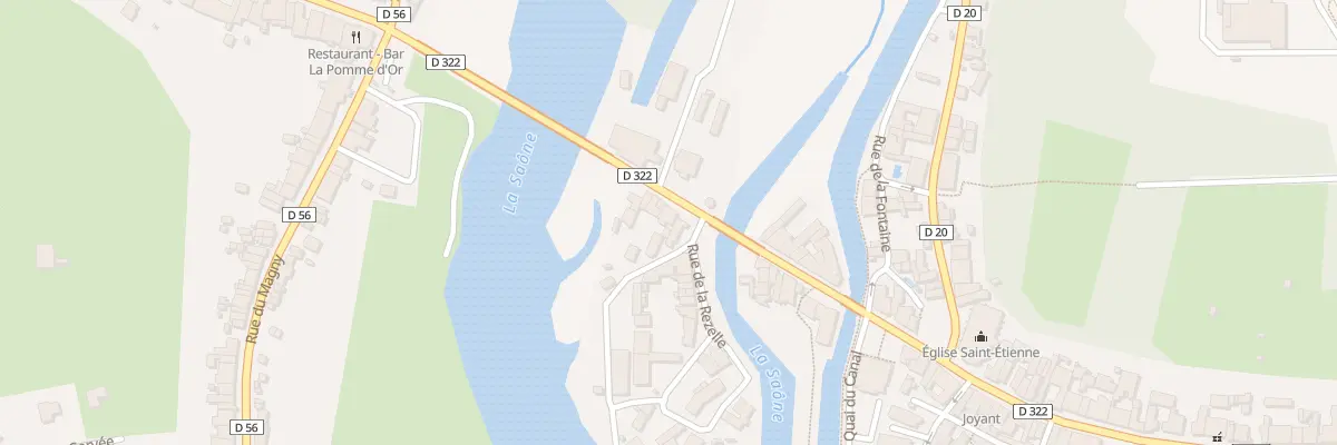 Plan du 9 Rue de la Rezelle à Port-sur-Saône