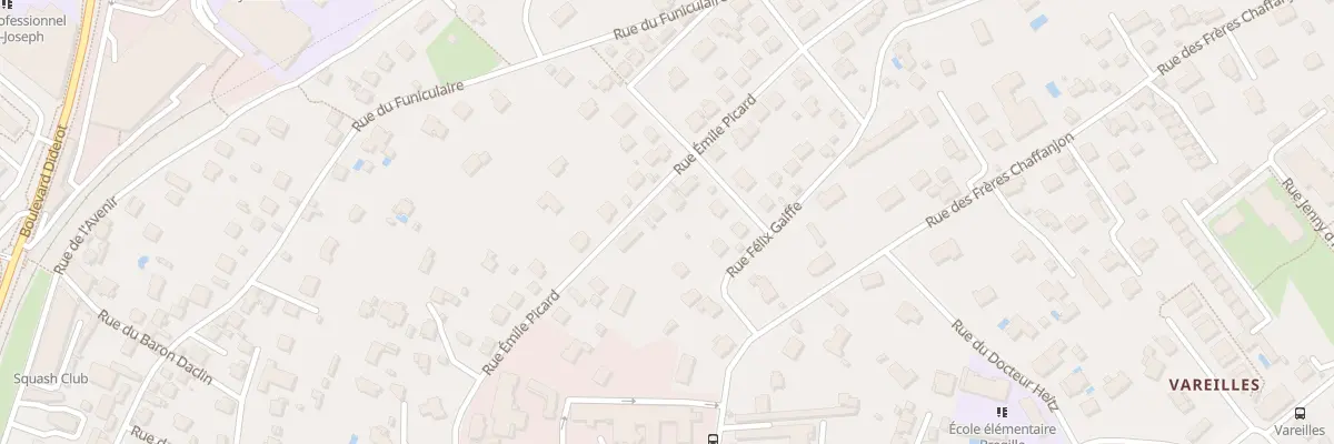 Plan du 30 Rue Emile Picard à Besançon