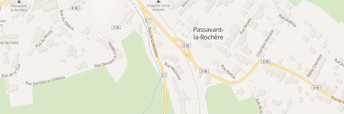Plan du 3 Rue Mauvaise à Passavant-la-Rochère