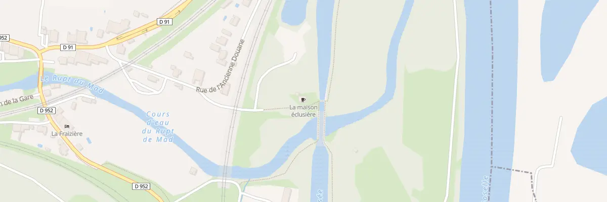 Plan du 9001 L’Ecluse à Arnaville