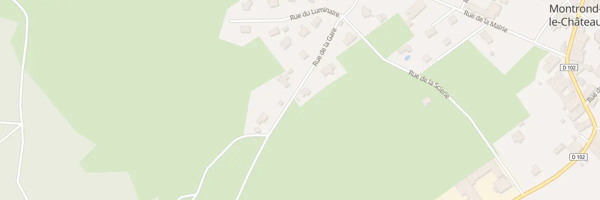 Plan du 5 Rue de la Gare à Montrond-le-Château