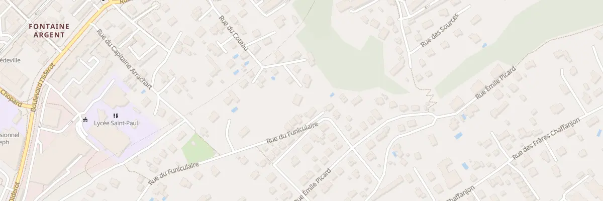 Plan du 20B Rue du Coteau à Besançon