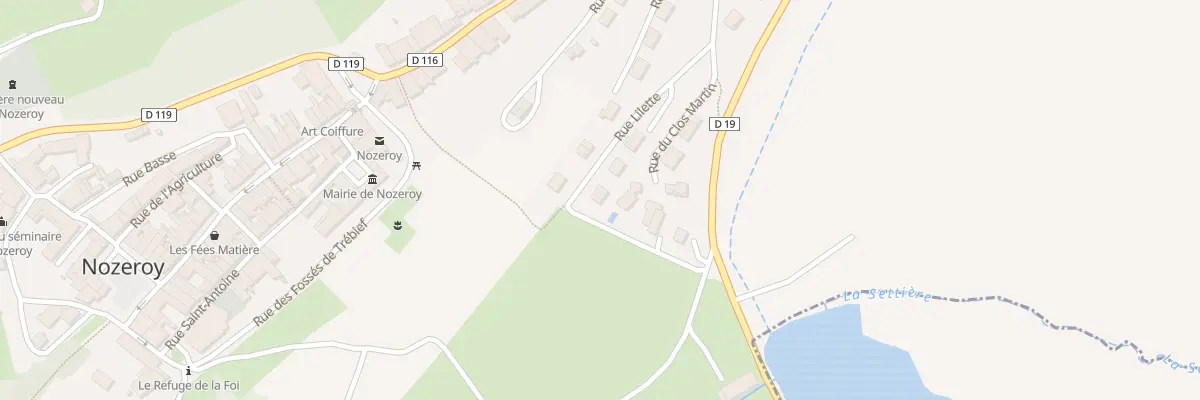 Plan du 6 Rue Lillette à Nozeroy
