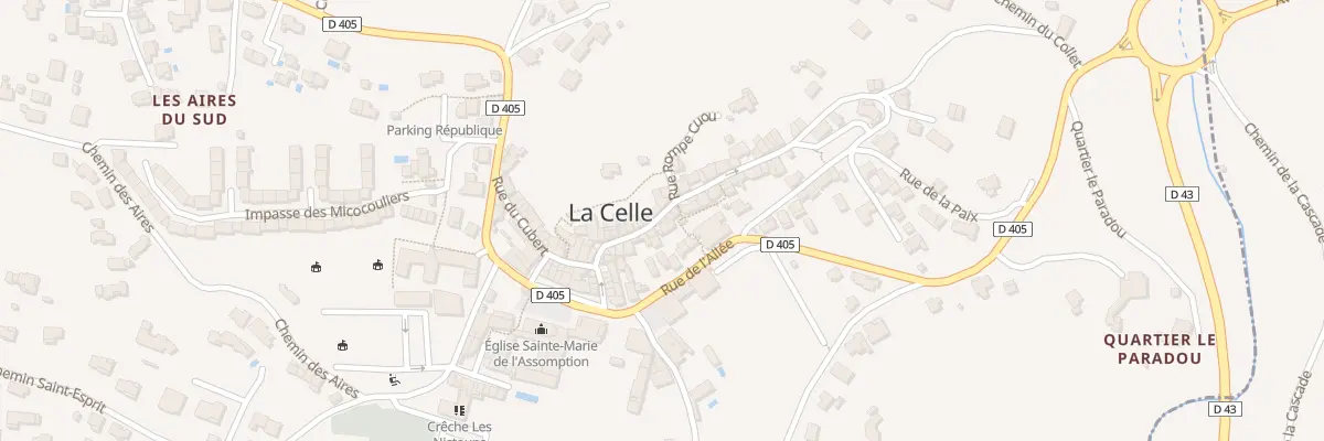 Plan du 5126 Le Village à La Celle