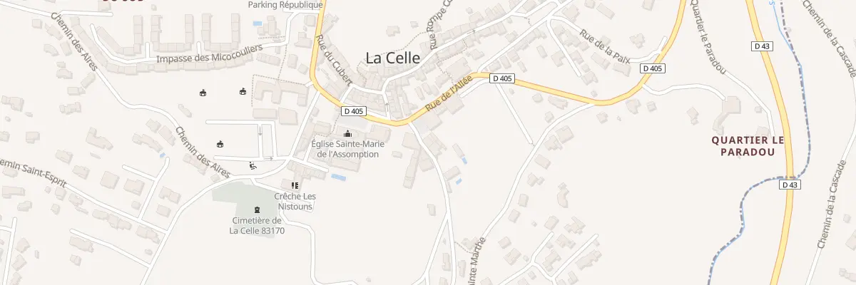 Plan du 5097 Le Village à La Celle