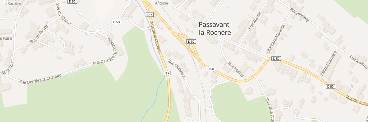 Plan du 17 Rue St Antoine à Passavant-la-Rochère