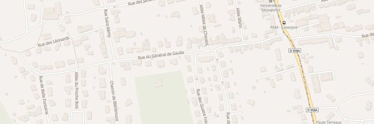 Plan du 62 Rue des Quatre Freres Guillon à Maidières