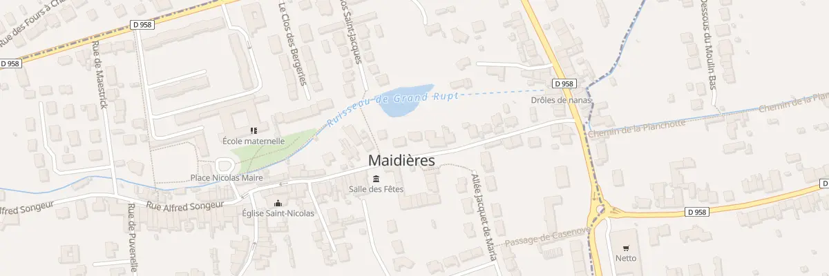Plan du 12B Rue du Bois le Prêtre à Maidières