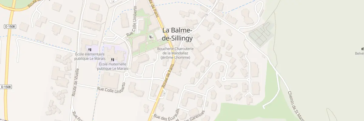 Plan du 28 Rte de Paris à La Balme-de-Sillingy