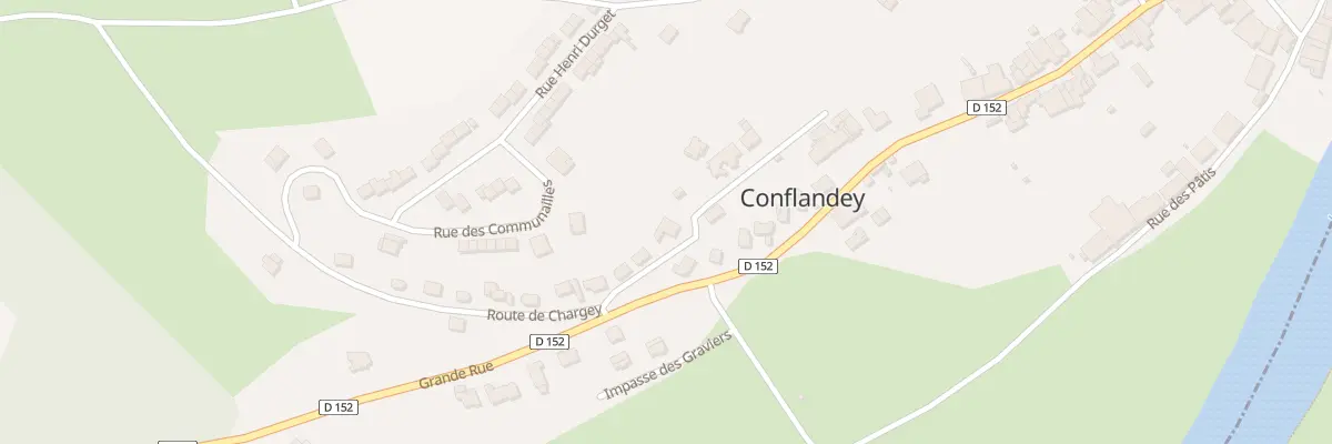 Plan du 8 Imp des Communailles à Conflandey
